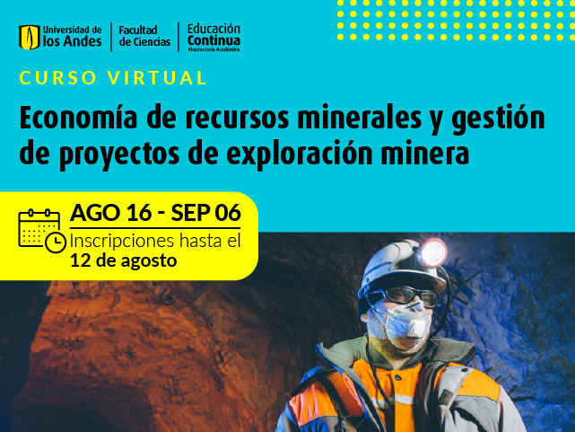 Economía de recursos minerales y gestión de proyectos de exploración minera